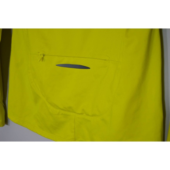 Under Armour highlighter yellow green quarter zip running gear size medium - Picture 5 of 5